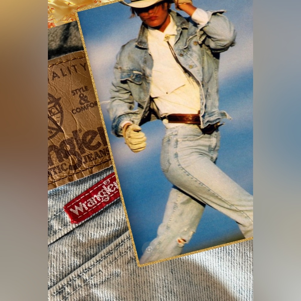 #W1 Vintage 1980’s Stone Acid Wash Wranglers 30x30 Perfectly Broke In UNISEX